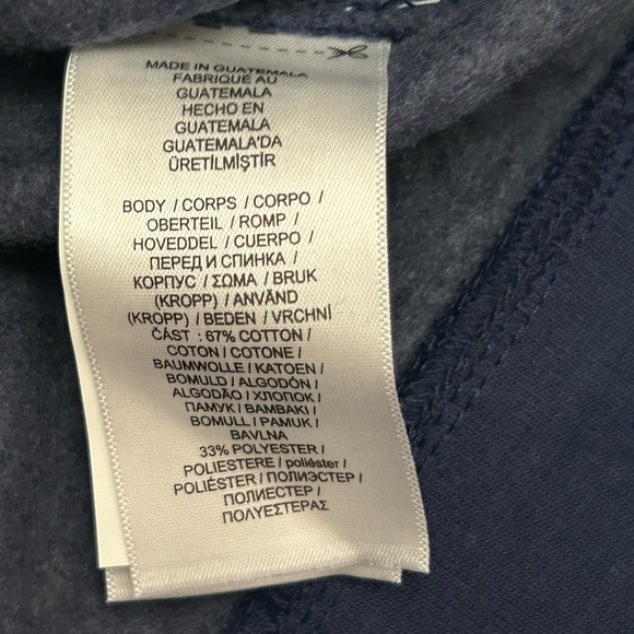 Polo Ralph Lauren Men  Big Pony Sweatshirt Navy Pullover XLT new without tags - Picture 6 of 8